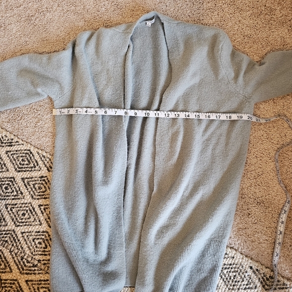Madewell Wool/Alpaca Blend Super Soft Light Blue Cardigan Size M - Picture 5 of 5